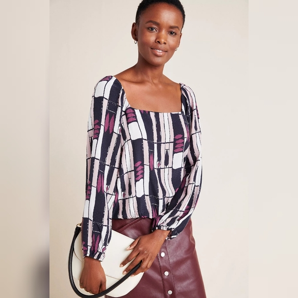 Anthropologie Tops - Anthropologie The Odells Eloise Abstract B…